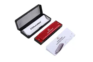 Conjurer Glorious 10 Hole Diatonic Harmonica About Key Of C For Kids And Adult Beginners Blues Harps