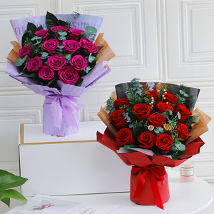 Bouquet da sposa di alta qualità san valentino festa della mamma conservato Bouquet di Rose eterno Bouquet di fiori per regali o decorazioni per la casa - Product Image 5