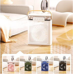 Factory Portable Conditioner Three-Hole <b>Spray</b> Mist Cooling Fan for Home Office 3 Speed USB/Battery Outdoor Friendly - Product Image 6