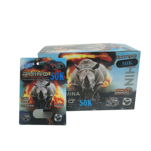 Hot Selling Hochwertige Rhino <span class=keywords><strong>Male</strong></span> Enhancement Pills Verpackung 69 24k Card Display Box Verpackung Rhino Capsule Box Verpackung - Product Image 5