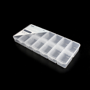 Venta caliente 29558 Organizador <span class=keywords><strong>de</strong></span> cuentas 14 espacios Caja <span class=keywords><strong>de</strong></span> <span class=keywords><strong>almacenamiento</strong></span> <span class=keywords><strong>de</strong></span> plástico transparente Técnicas <span class=keywords><strong>de</strong></span> inyección <span class=keywords><strong>Almacenamiento</strong></span> <span class=keywords><strong>de</strong></span> hallazgos <span class=keywords><strong>de</strong></span> buena calidad - Product Image 2