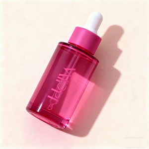 Luxury Dark Pink Glass Essential Oil Dropper <b>Bottle</b> in Gift <b>Box</b> Essential Oil Dropper <b>Bottles</b> - Product Image 3