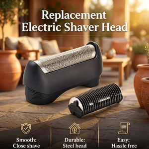 Cabezal de Repuesto para Afeitadora Eléctrica, Impermeable y Recargable, Compatible con <span class=keywords><strong>Braun</strong></span> 11B, Cuchilla de Malla, Cuchilla Única - Product Image 2