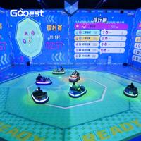 Gooest Jeu de course de voitures tamponneuses interactif en salle, le plus populaire et le plus récent, en métal, pour centres commerciaux, parcs sportifs, parcs d'aventure
