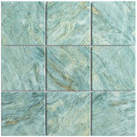 Carrelage en mosaïque de porcelaine carré 2x2 pour la décoration de piscine