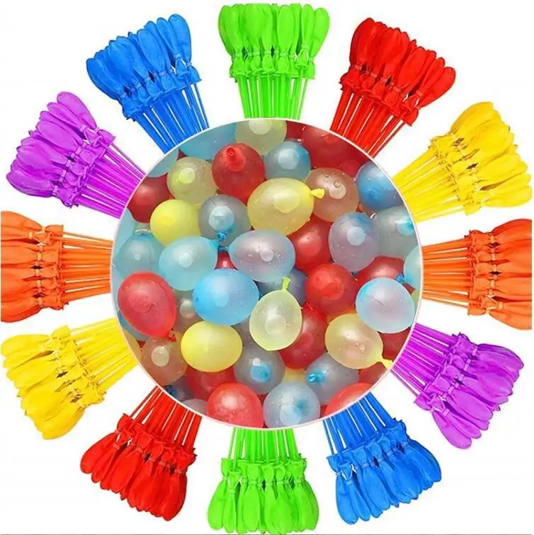 Ballon à eau Offre Spéciale 3 lié rapide éclaboussures d'eau rapide balle anti-stress remplissage d'eau ballon de bataille jouet promotionnel