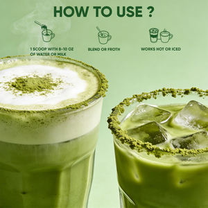 Poudre de Collagène <span class=keywords><strong>Matcha</strong></span> Biologique USDA avec Cordyceps - Beauté et Bien-être Intérieur pour la Santé Intestinale, le Soutien Articulaire et le Renforcement Immunitaire - Product Image 5