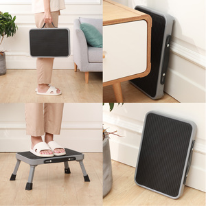 Cambodia Factory Small Foot Safety Steel Step <strong>Bench</strong> Ladder Kitchen Step Modern Kitchen Folding Ottoman Stool For Kids - Product Image 4