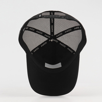 Casquette Trucker OEM en Gros de Haute Qualité, 5 Panneaux, avec Patch Tissé, en Maille, en Coton Respirant, Courbée, Structurée, Réglable, Tendance, pour la Plage
