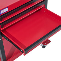 Chariot de rangement à 3 niveaux avec bacs amovibles en acier laminé à froid pour atelier 700*460*410mm