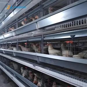 Jaula de Pollo Comercial de Alambre de Acero Galvanizado de 3/4 Niveles para Granja Automática, Equipo de Cría de Aves de Corral Grande, Venta al por Mayor de Fábrica - Product Image 3