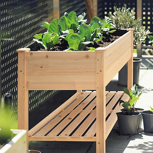 <span class=keywords><strong>Jardinière</strong></span> surélevée en cèdre au design moderne, portable, <span class=keywords><strong>rectangulaire</strong></span>, en <span class=keywords><strong>bois</strong></span>, pour l'horticulture extérieure, écologique - Product Image 6