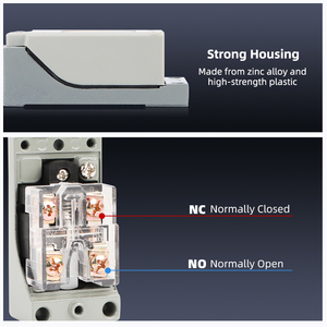 Xurui xz8 loạt công nghiệp giới hạn chuyển đổi IP65 kim loại không thấm nước nhà ở có thể điều chỉnh con lăn LEVER cho tự động hóa - Product Image 3