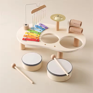 Vente chaude plus de conception orientée assemblage éducatif semblant en bois <span class=keywords><strong>musique</strong></span> plate-forme jouets - Product Image 2
