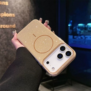 Funda Magnética para Teléfono con Carga Inalámbrica, Color Caramelo Brillante, para iPhone 17 16 Pro Max, Color Sólido, Protección Antigolpes - Product Image 3