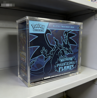 Vente en gros ETB Boîte acrylique Fermeture magnétique Protection UV Stockage transparent pour Elite Trainer Box