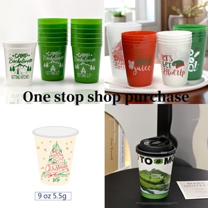 Gobelets en plastique mat personnalisés avec logo, 16 oz, pour fête, eau potable, Halloween, mariage, anniversaire - Product Image 5