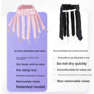 Anillo de artefacto <span class=keywords><strong>para</strong></span> peinar el cabello sin calor más vendido, rodillo <span class=keywords><strong>rizador</strong></span> de ocho garras, regalos promocionales, <span class=keywords><strong>rizador</strong></span> de <span class=keywords><strong>pelo</strong></span> sin calor de espuma - Product Image 6