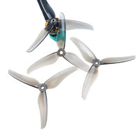 Drone Balap FPV Dragon King Model H5146 5-inci dengan Baling-Baling 3-Blade Tahan Benturan Model Bunga