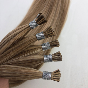 Extensioni per capelli con punta a K, Remy russi europei, con punta a I/V/Y, biondo 613, capelli umani vergini grezzi ricci, 30 pollici, cuticole allineate, senza perdita di capelli - Product Image 3