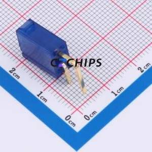 HC-5557-2*1AW-L-GP-05 Wire-to-Board Pin Header Bent Lead Through Hole,P=4.2mm 2x1P 4.2mm Right Angle Insert Mini-Fit (MX 4.2) - Product Image 2