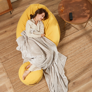 Fauteuils poufs confortables, <span class=keywords><strong>pouf</strong></span> <span class=keywords><strong>géant</strong></span> en forme de larme avec rembourrage en billes, <span class=keywords><strong>pouf</strong></span> pour usage intérieur pour adultes et enfants, canapés de salon relaxants - Product Image 5