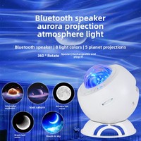 Projecteur d'étoiles Aurora certifié CE RoHS, veilleuse USB, lampe d'aide au sommeil Galaxie avec minuterie automatique pour la décoration de chambre d'enfant/pouponnière