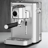 Nouveau design Machine à expresso Double groupe Pro Machine à expresso 20Bar Latte & Cappuccino Machine à café électrique