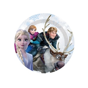 Đông lạnh tuyết cô gái trẻ em sinh nhật trang trí bên Nguồn cung cấp phục vụ 10 khách bán buôn Đảng Set với Banner và bảng vải - Product Image 6