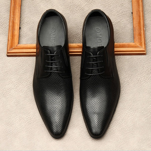 Zapatos de Vestir para Hombre, Diseño Nuevo, Modernos, con Cordones, Punta en Pico, Aumentan la Estatura, Impermeables y Transpirables - Product Image 6