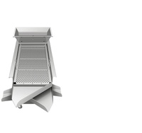 Pfsn Petite machine de criblage linéaire en acier inoxydable à poser au sol, équipement de traitement des céréales, séparateur de maïs et d'arachides