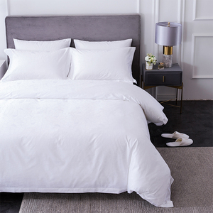 Confort 100% Coton drap de <span class=keywords><strong>Lit</strong></span> D'hôtel Blanc <span class=keywords><strong>Lin</strong></span> Literie Ensemble Hôtel Roi Reine Double Literie Drap <span class=keywords><strong>housse</strong></span> <span class=keywords><strong>Housse</strong></span> de Taille - Product Image 5