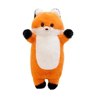 Vente directe usine : Jouet en peluche personnalisé, animaux en peluche, renard de dessin animé, jouet en peluche couineur pour enfants