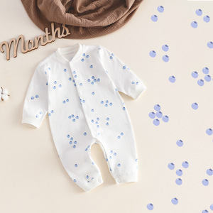 Mameluco de Algodón Transpirable y Cálido para Bebés, Mono de Manga Larga sin Costuras, Ropa Elegante para Exteriores con Logotipo Personalizado - Product Image 6
