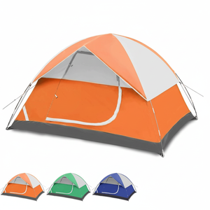 Tente de camping imperméable, tente de plein air, design moderne, structure à une chambre, tissu polyester durable, camping - Product Image 6