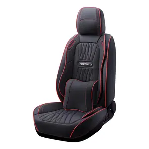 厂家直销全盖Nappa和PU真皮汽车座椅套，带舒适衬垫，适用于轿车和SUV