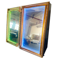 2025 harga murah untuk cermin pesta Photobooth cermin Stan foto 65 inci Magic Photo Booth cermin