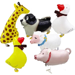 Stile popolare gonfiabile <span class=keywords><strong>palloncino</strong></span> da passeggio per festa adornato pinguini di pecora forma di cani all'ingrosso palloncini animali - Product Image 1