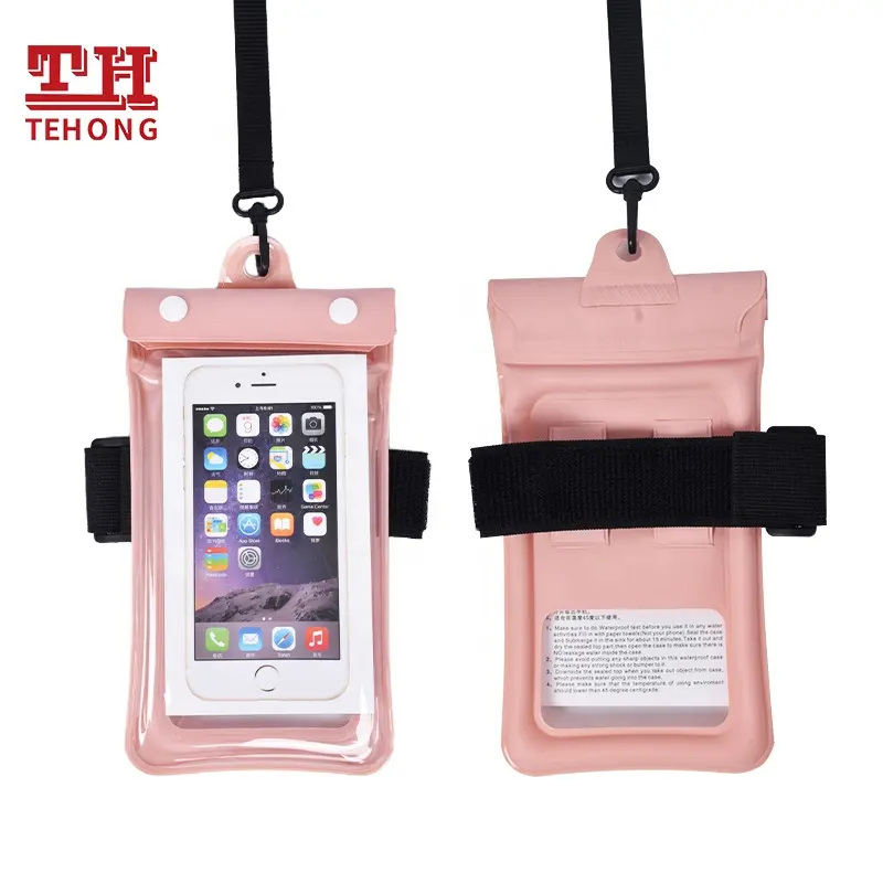 Universal floating clear water proof mobile phone bag waterproof cell phone case pouch for mobile phones