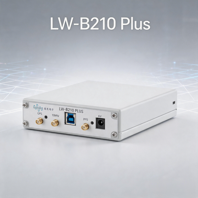 LUOWAVE LW-B210 Plus Artix-7 200T FPGA Wideband SDR Development Board 70MHz-6GHz 2T2R USB 3.0 Coherent MIMO Rugged USRP B210