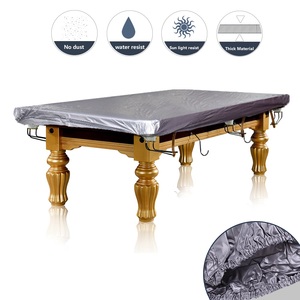 Cubierta de mesa de billar de piscina de 10 pies-Mesas protectoras duraderas Mesa deportiva de billar Producto de cubierta de color plateado - Product Image 5