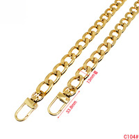 Tali Tas Selempang Logam 120 cm Custom, Aksesoris Tas Lainnya, Rantai Tas Lepas Pasang untuk Wanita dan Remaja Putri