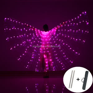 Ailes de danse du ventre LED pour enfants, ailes de papillon fluorescentes pour spectacle - Product Image 3