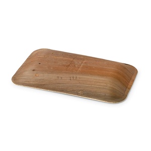 Bandejas rectangulares planas de hoja de palma de 25x15 cm para sándwiches, ideales para cafeterías y panaderías en el día a día. - Product Image 3
