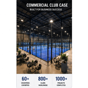 Terrain de padel extérieur haut de gamme pour projets de clubs internationaux - Product Image 3
