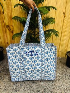 Bolso grande de algodón multicolor, bolso de compras, bolsos de hombro, bolso acolchado para mujer, bolso de mano, bolsos hechos a mano - Product Image 2