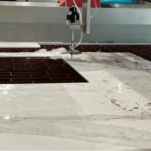 CNC Waterjet Cutter <b>Stone</b> <b>Cutting</b> <b>Machine</b> Motor 30-37KW Power 3PH AC380V for Marble Quartz Stainless Steel Zero-Taper <b>Cutting</b> - Product Image 5