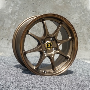 Rueda de carreras de bronce <span class=keywords><strong>JZ</strong></span>, ruedas forjadas 4X100 de 15 pulgadas, venta al por mayor y al por menor para EG6 EK3 AE86 - Product Image 2