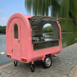 Remolque de Comida Móvil para Helados, Carrito Redondo con Servicio Personalizado para Venta de Frutas y Comida Callejera - Product Image 5