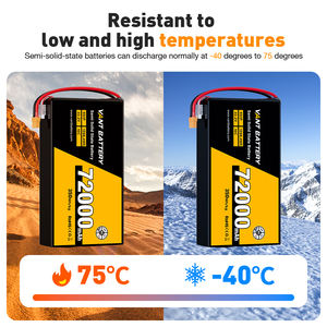 VANT 세미 솔리드 스테이트 배터리 22.2V6S 72000mAh 72AH 10C 350wh/kg Evtol/Fxed-wing UAV/FPV 드론용 멀티 로터 드론 배터리 - Product Image 6